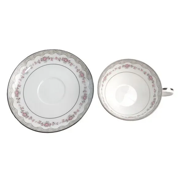 Vtg Noritake China Glenwood Dinnerware 7 Piece Place Setting for one #5770 Japan - Picture 7 of 16